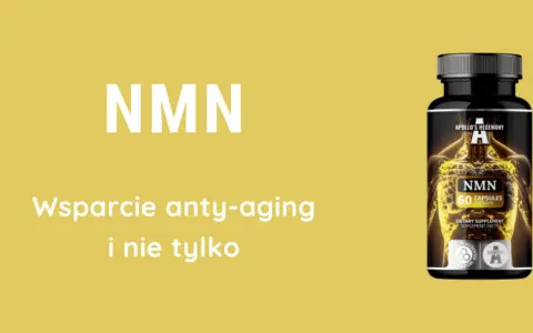 NMN - co to jest? Wsparcie anty-aging i nie tylko. Na zdjęciu buteleczka suplementu NMN.