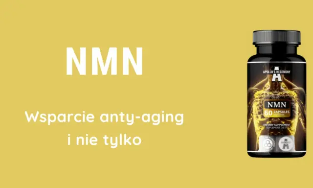 NMN - co to jest? Wsparcie anty-aging i nie tylko. Na zdjęciu buteleczka suplementu NMN.